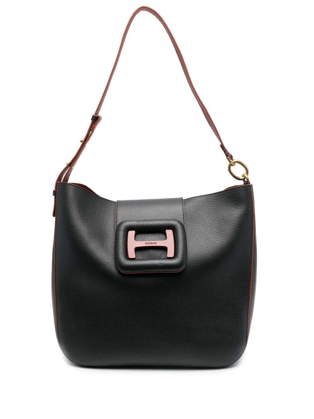 

Hogan logo-plaque shoulder bag - Black