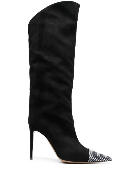 Alexandre Vauthier Bonny crystal-toe 110mm boots