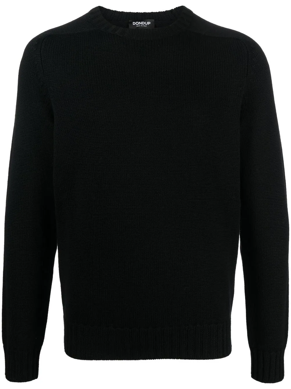 

DONDUP crew-neck wool jumper - Negro