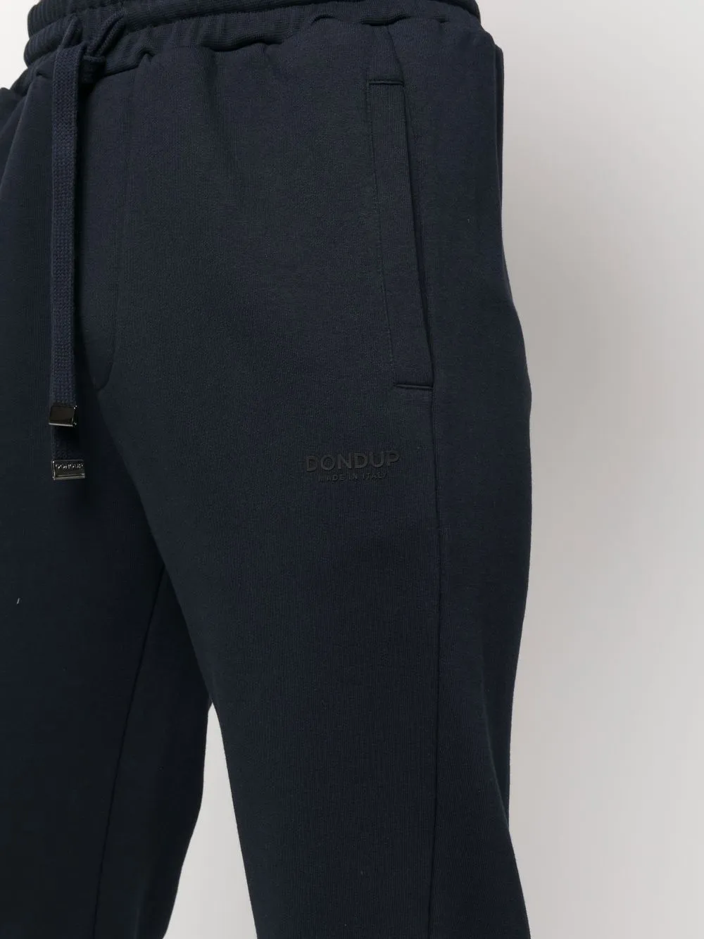 Dondup Drawstring-waist Tapered Joggers In Blau