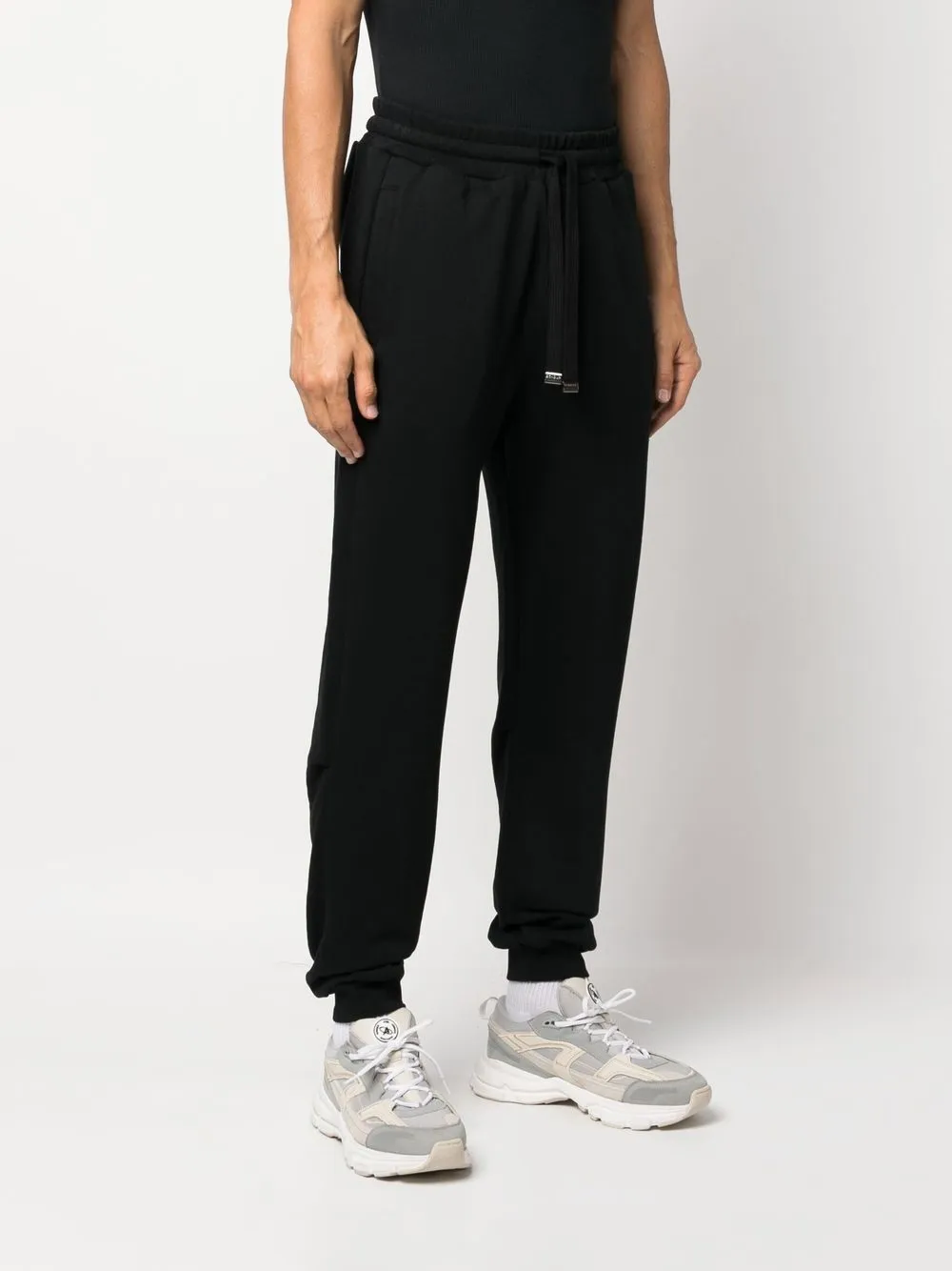  Dondup Jogginghose Mit Kordelzug   Schwarz 