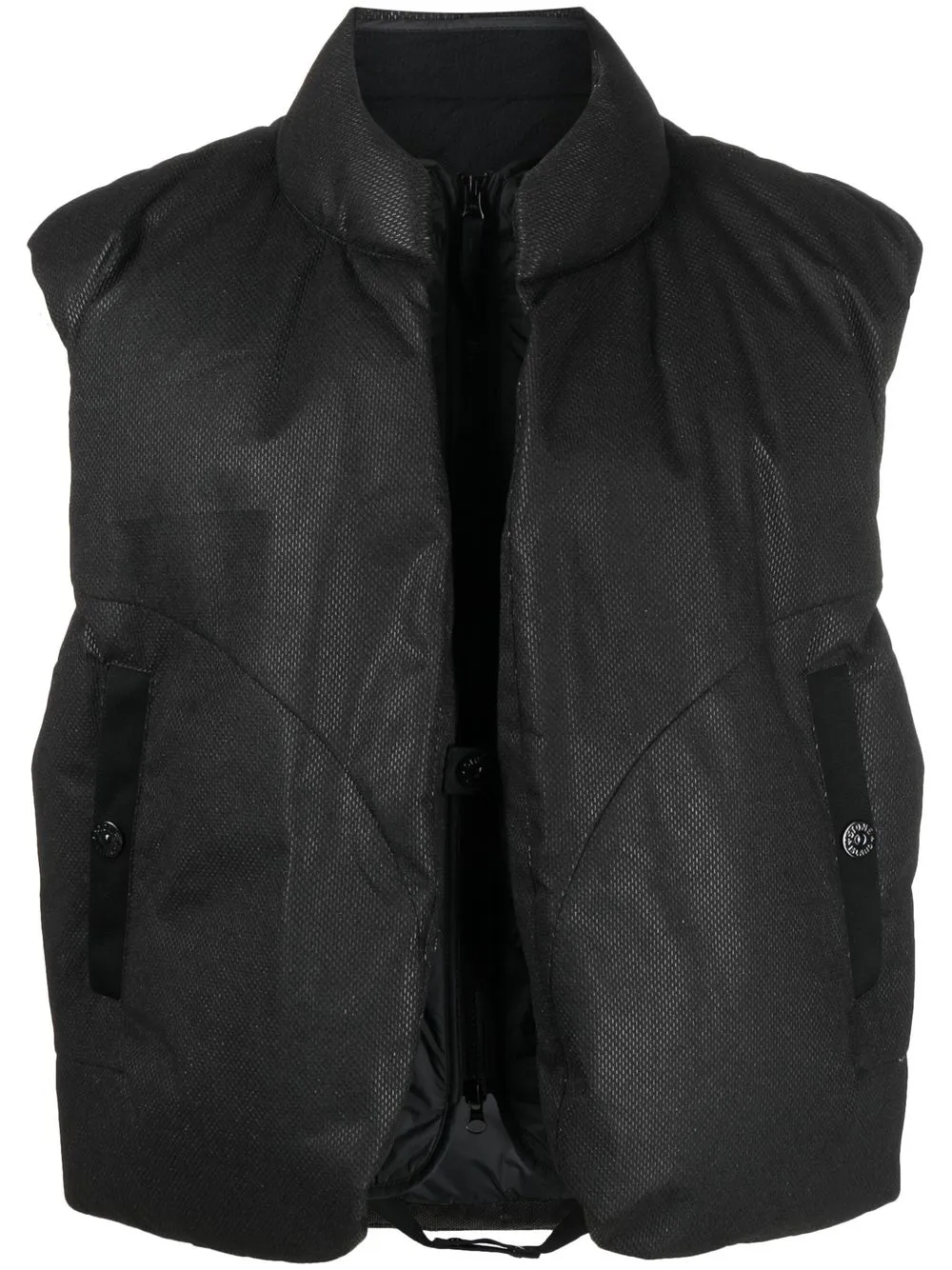 

Stone Island Shadow Project G0222 padded sleeveless jacket - Black