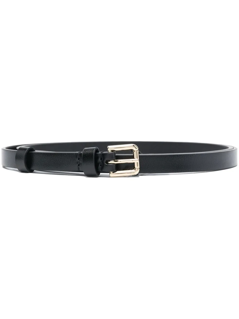 

Dolce & Gabbana engraved-logo leather belt - Black