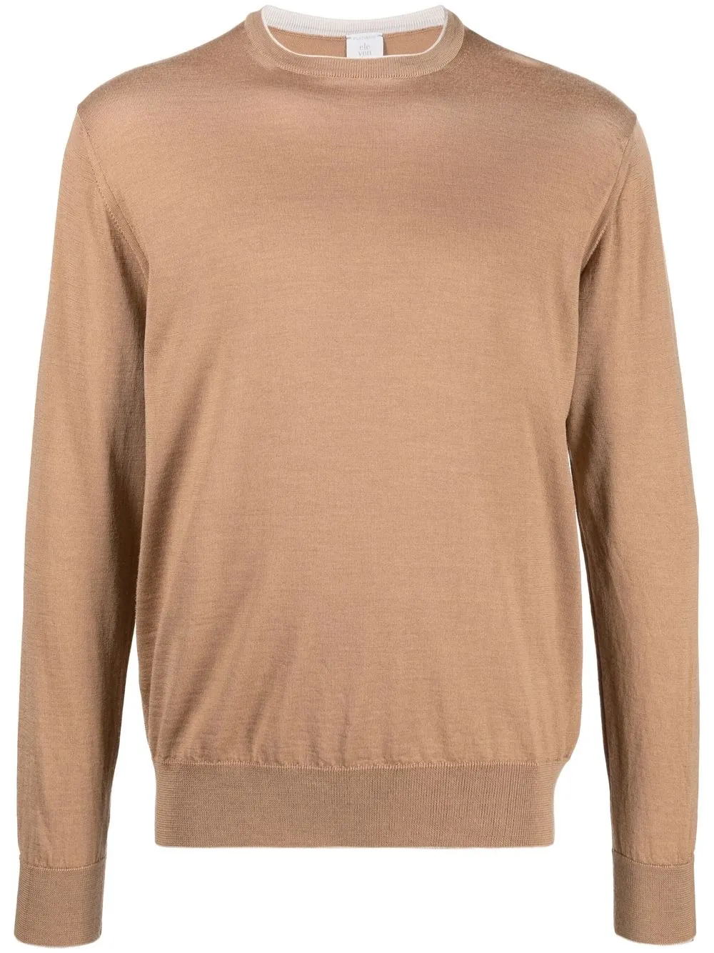 

Eleventy crew-neck wool-silk jumper - Neutrals