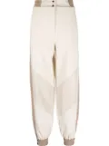 Eleventy panelled jersey-knit trousers - Neutrals