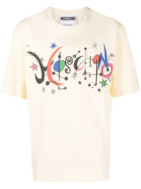 Moschino new wave logo cotton T-shirt