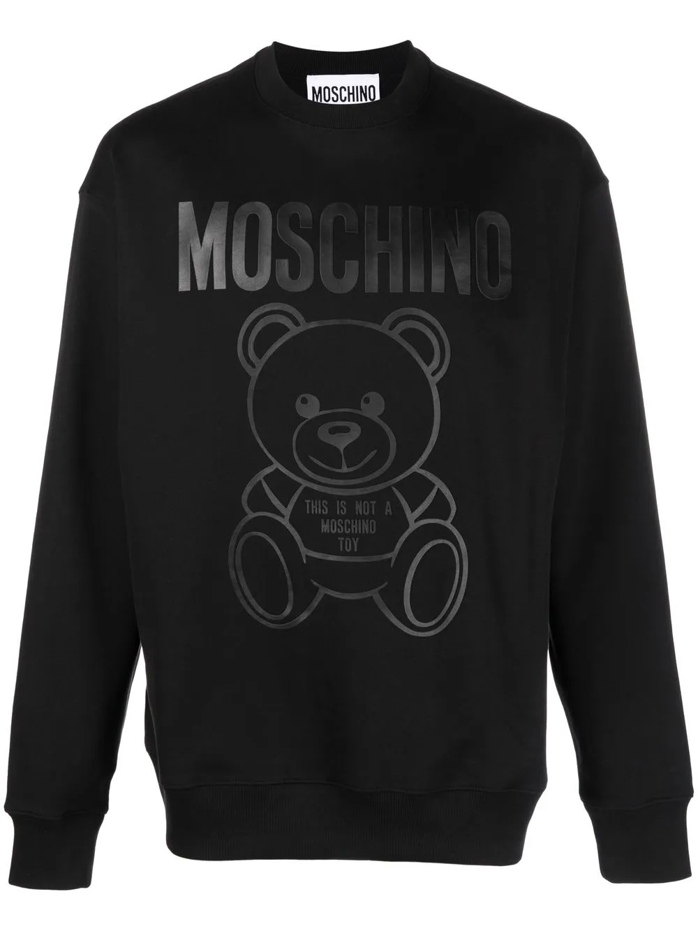 

Moschino sudadera con motivo Teddy Bear - Negro