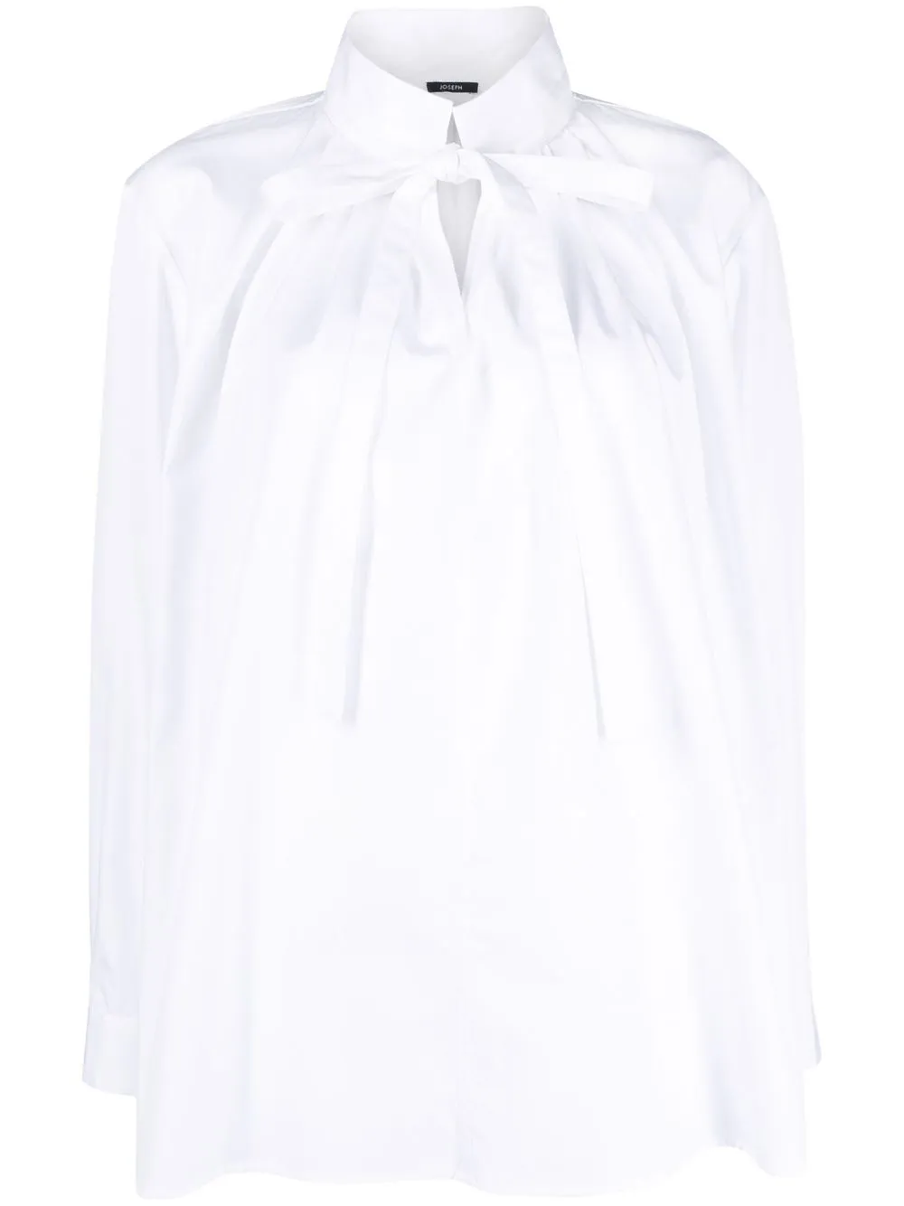 

JOSEPH front tie-fastening blouse - White