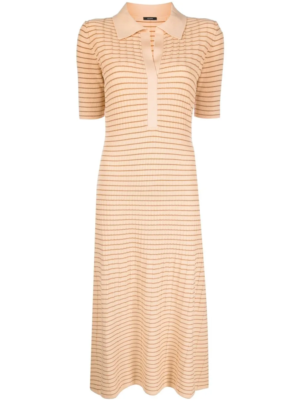 

JOSEPH striped knit merino dress - Neutrals