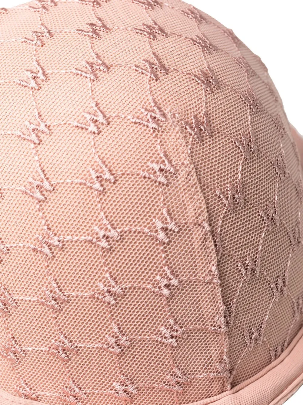 Logo-Embroidered Demi-Cup Bra