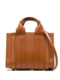 Chloé mini Woody tote bag - Brown