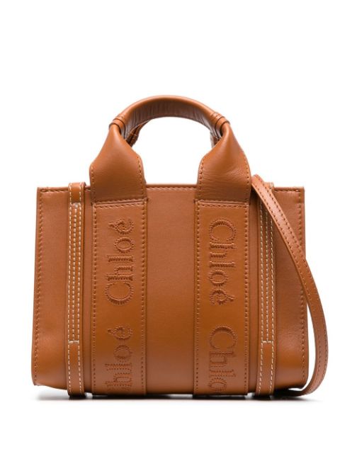 Chloé Woody leather mini bag