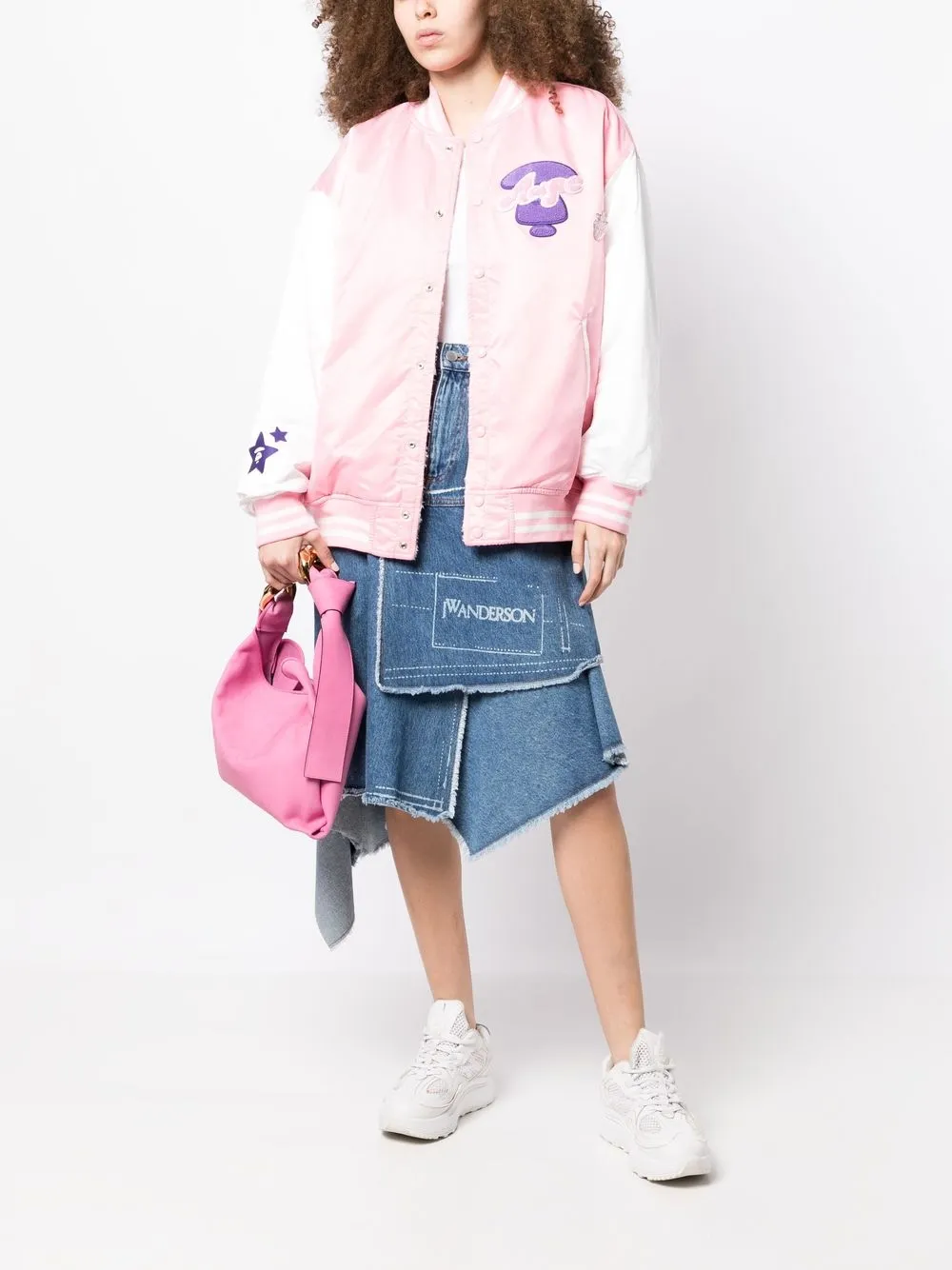 AAPE BY *A BATHING APE® logo-embroidered baseball jacket | Varsity Jackets | Image 2