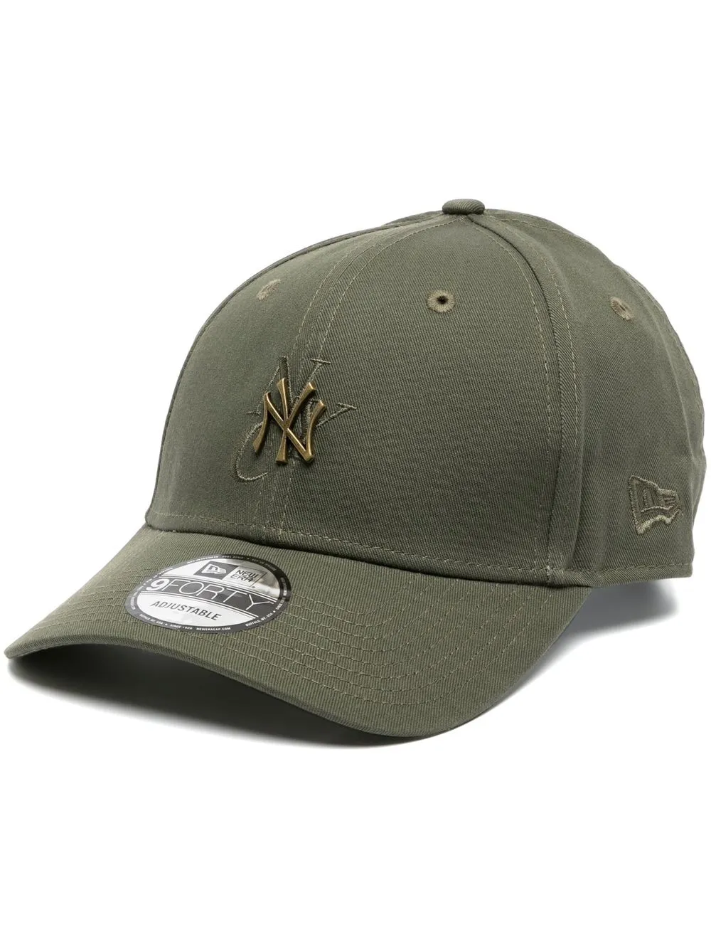 

NEW ERA CAP cotton logo-plaque cap - Green