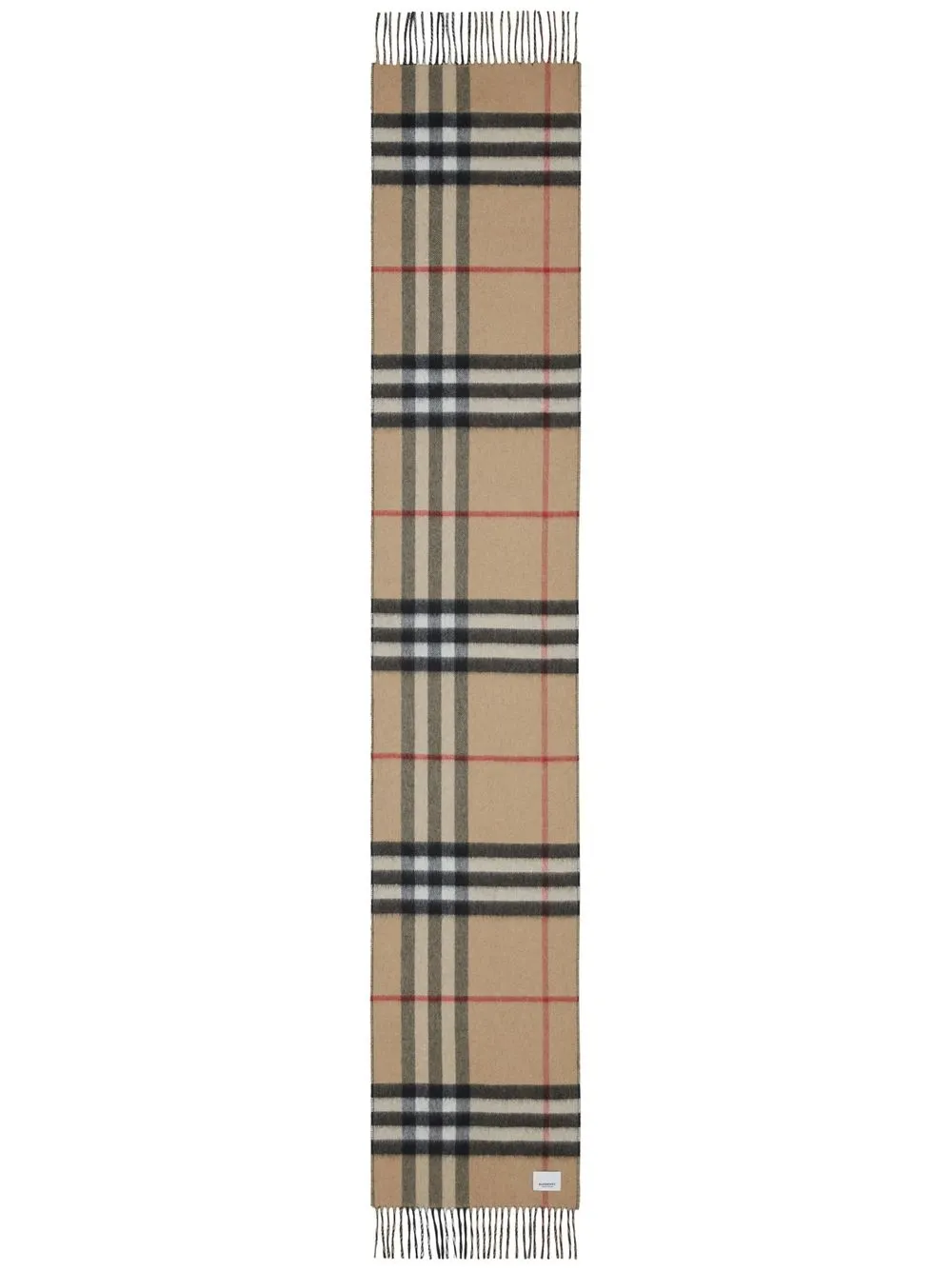 

Burberry reversible check scarf - Black