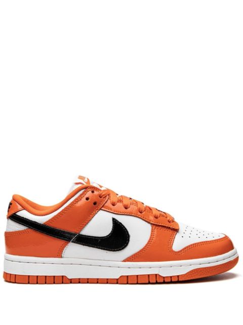 Nike Dunk Low "Orange Black Patent Leather" sneakers WOMEN