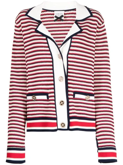 edward achour paris 条纹针织开衫