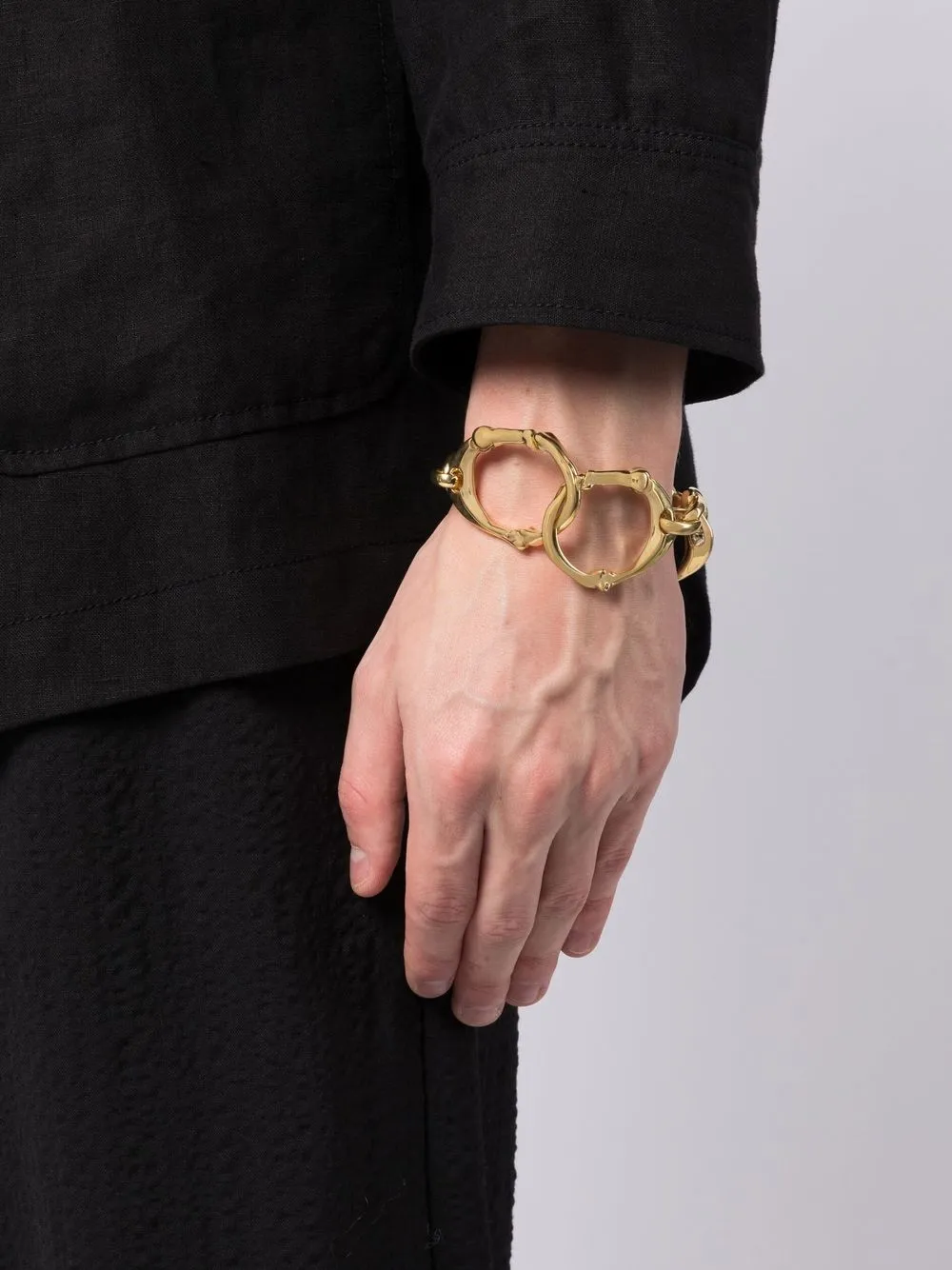 Takahiromiyashita The Soloist bone-shape Carabiner Bracelet - Farfetch