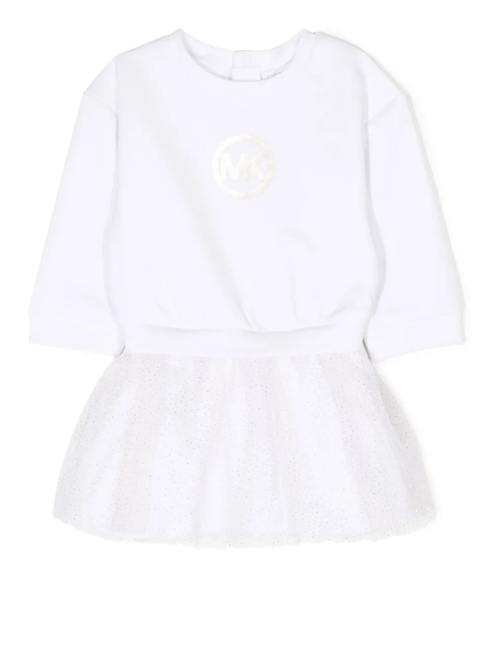 

Michael Kors Kids logo-print cotton dress - White