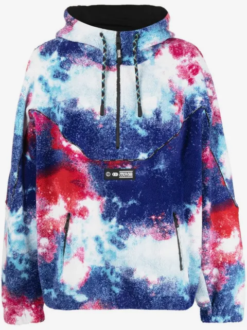 Versace Jeans Couture hættetrøje med batiktryk