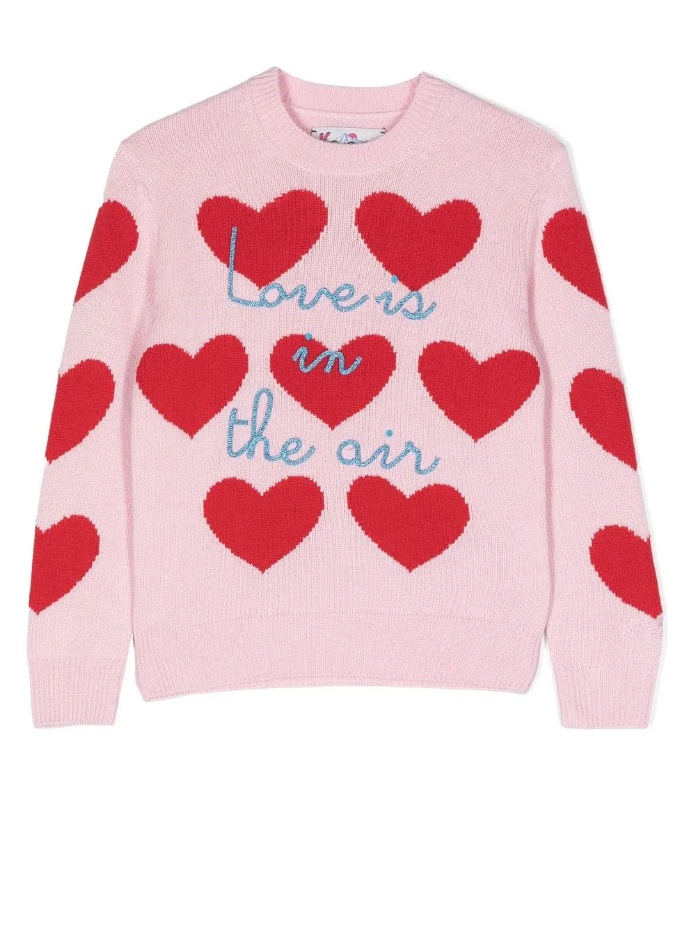 

MC2 Saint Barth Kids intarsia-knit long-sleeved jumper - Pink