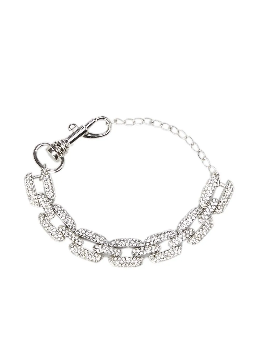 

Christopher Kane crystal-embellished chain bracelet - Silver