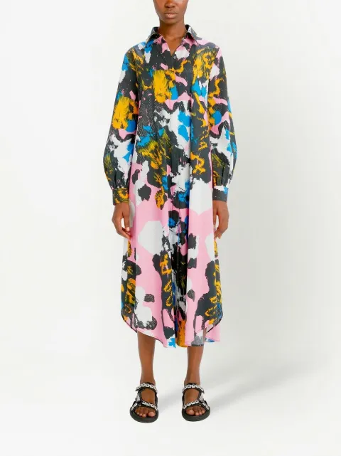 Christopher Kane Mindscape camouflage shirt dress