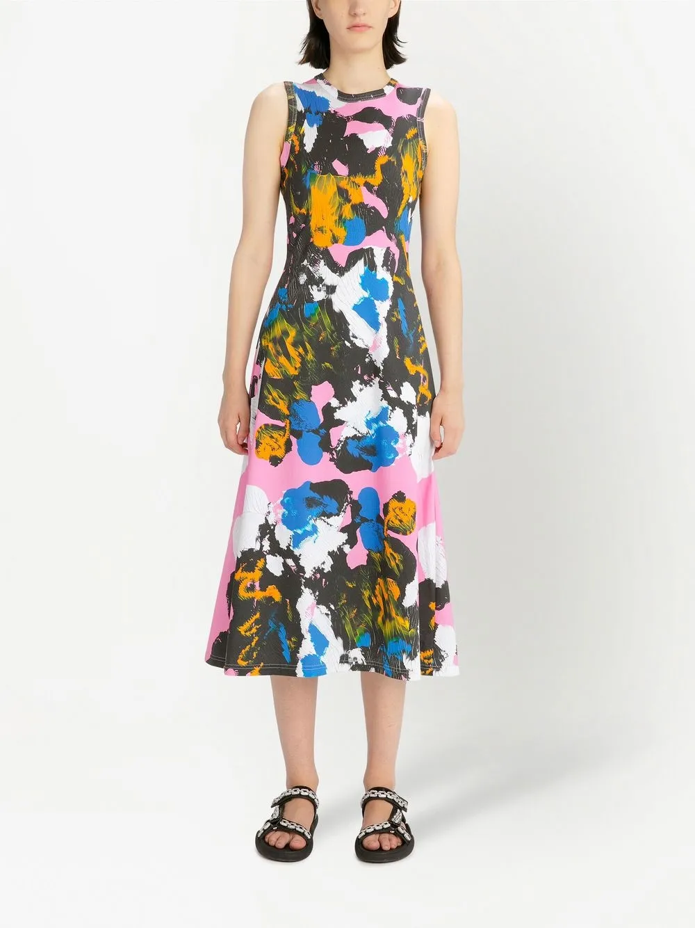 

Christopher Kane Mindscape camouflage-print dress - Multicolour