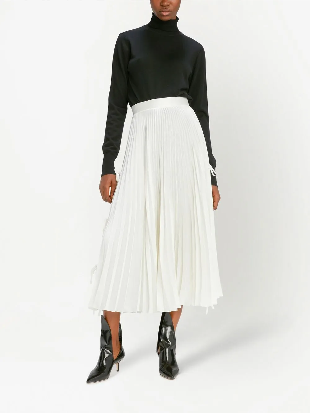 

Christopher Kane midi pleated skirt - White