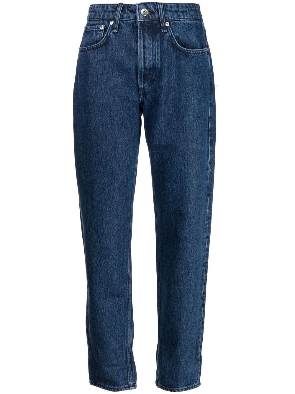 cotton tapered jeans