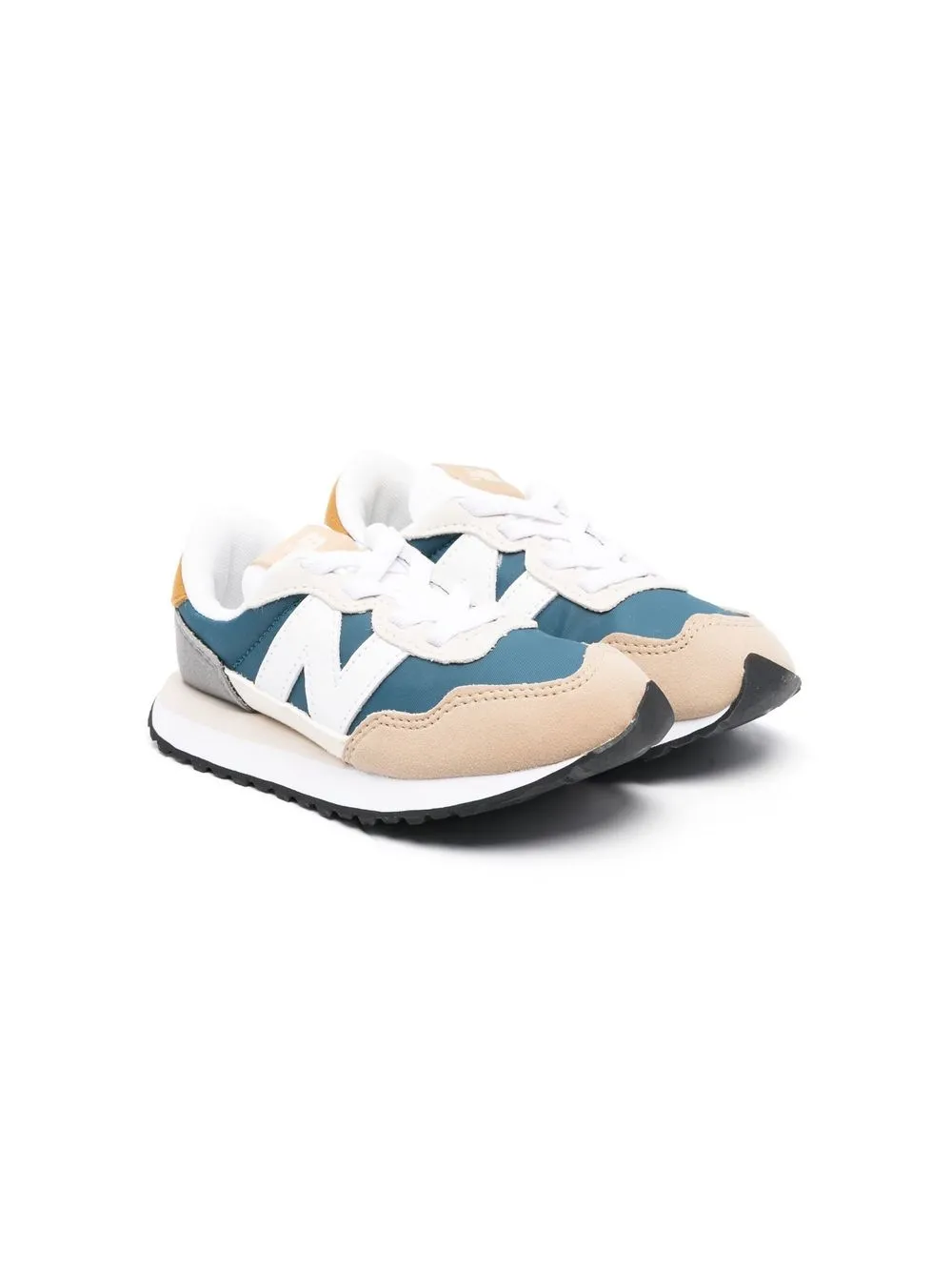 

New Balance Kids colour-block sneakers - Blue