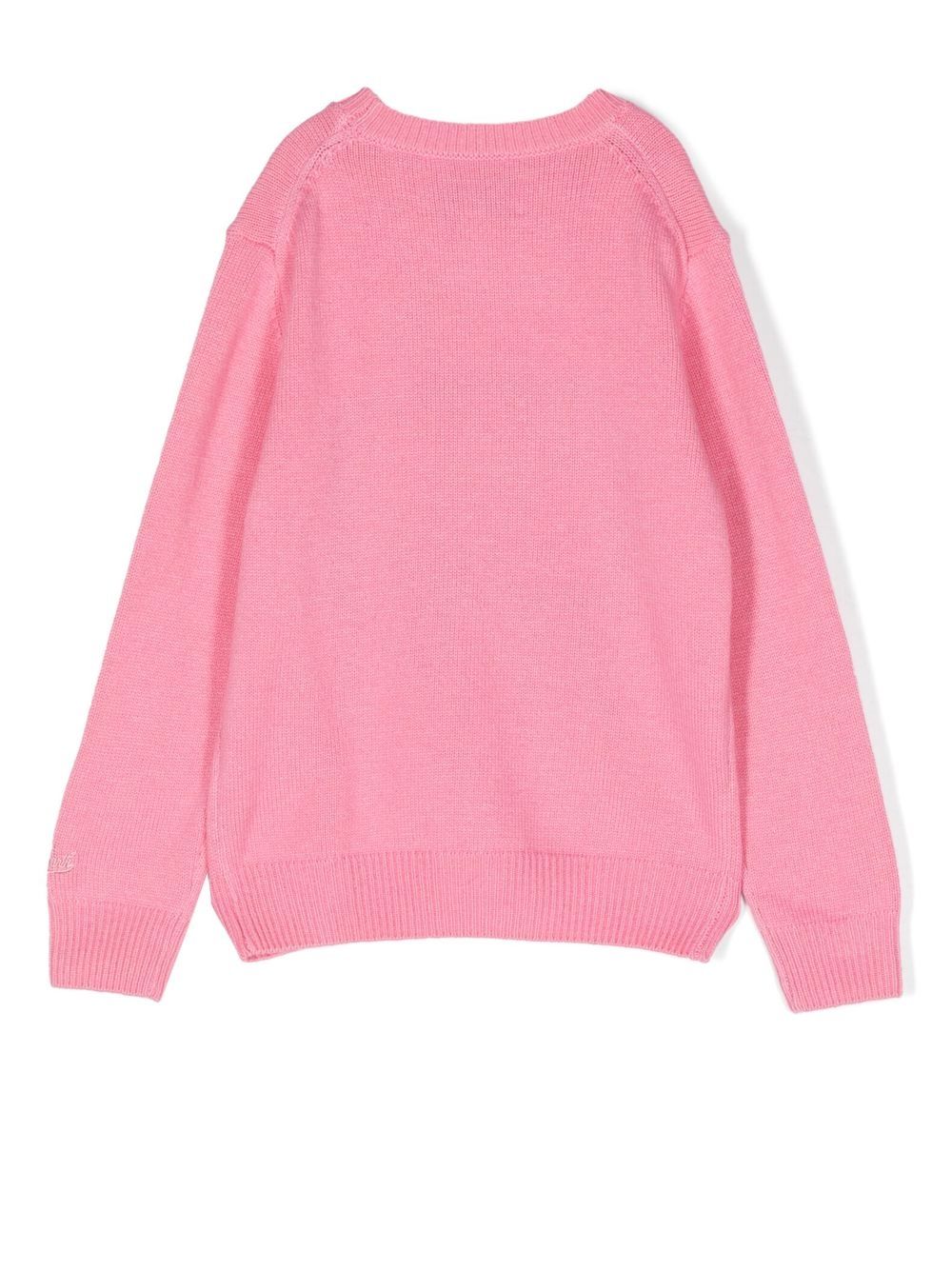 MC2 Saint Barth Kids Intarsia trui - Roze