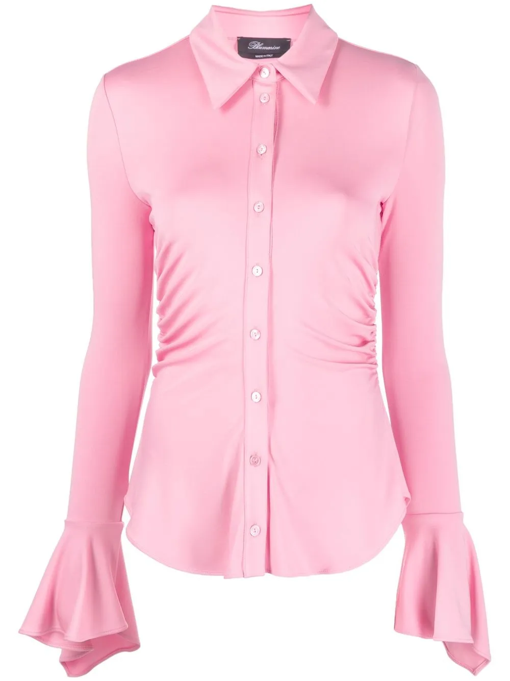

Blumarine camisa con manga acampanada - Rosado