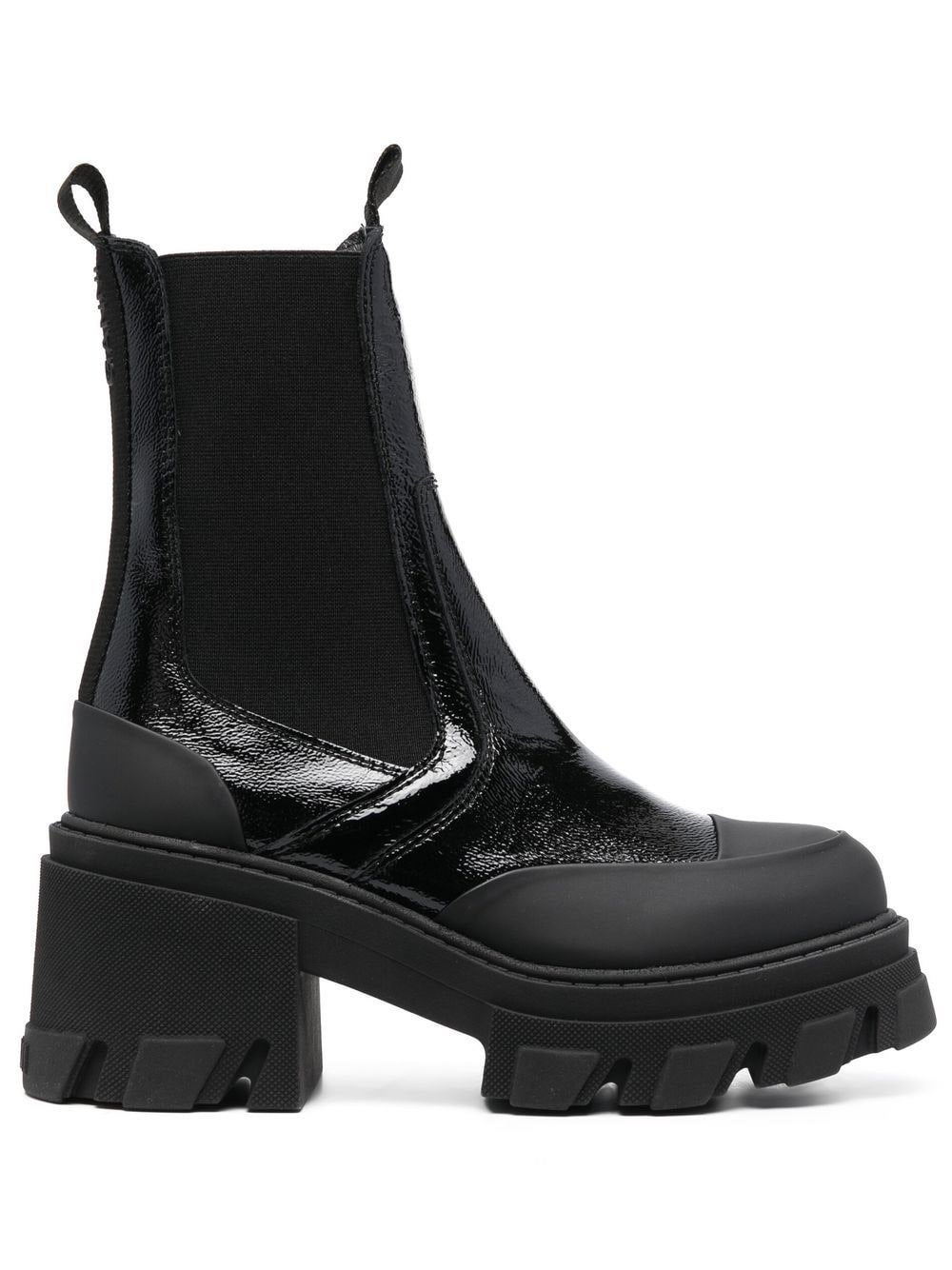Image 1 of GANNI chunky-sole ankle boots