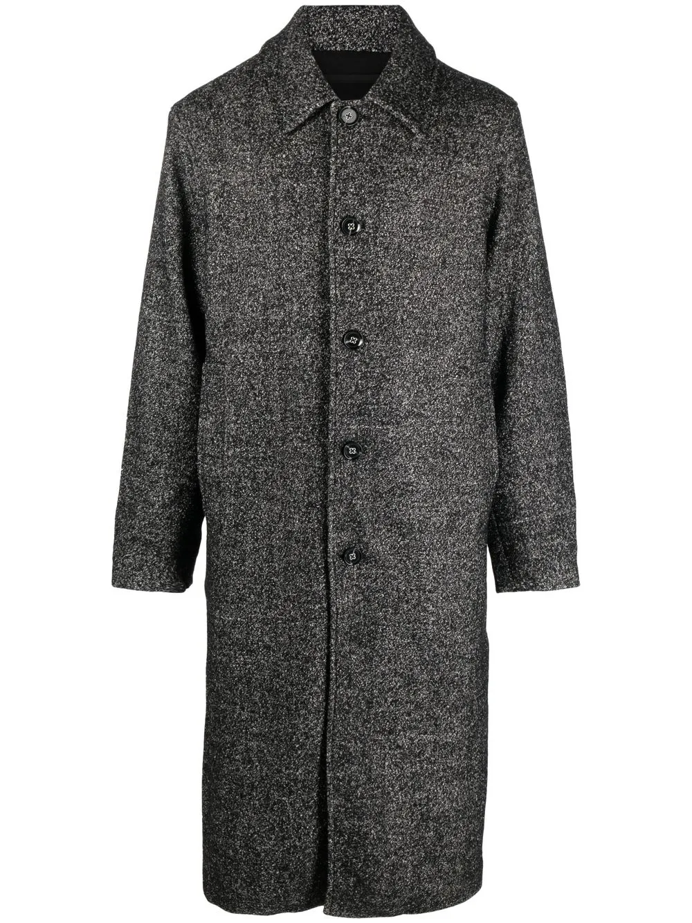 

Holzweiler Eros Salt and Pepper coat - Black