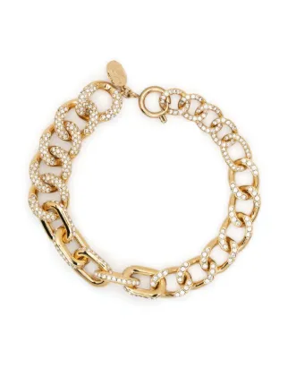 Swarovski ゴールド　ネックレス＆ブレスレット SWAROVSKI】インフィニティ ネックレス & ブレスレット セット