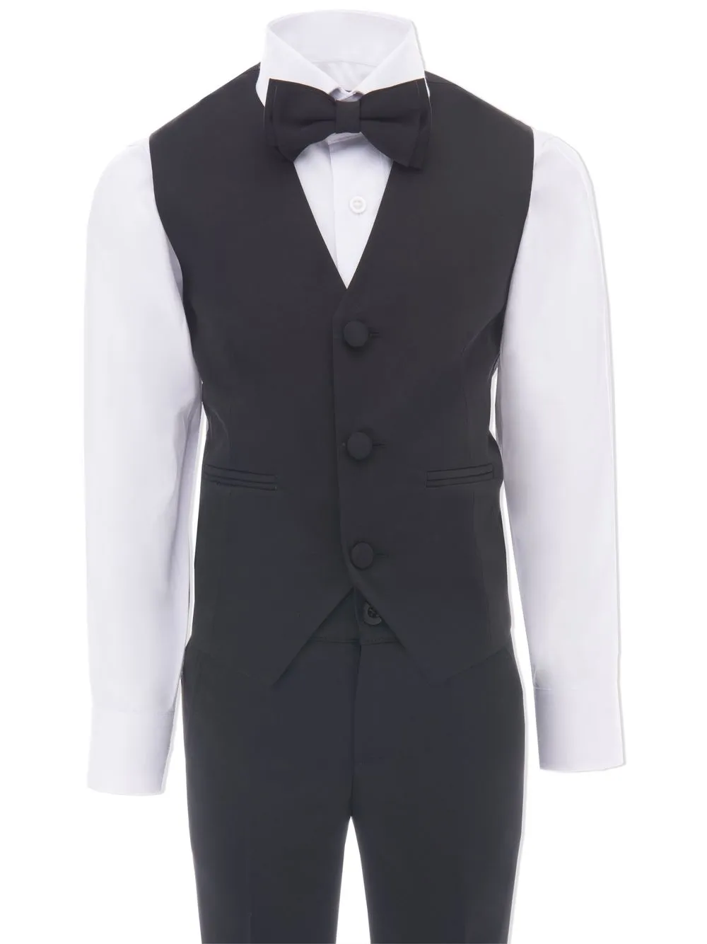 Shop Moustache Tuxedo Four-piece Suit In 黑色