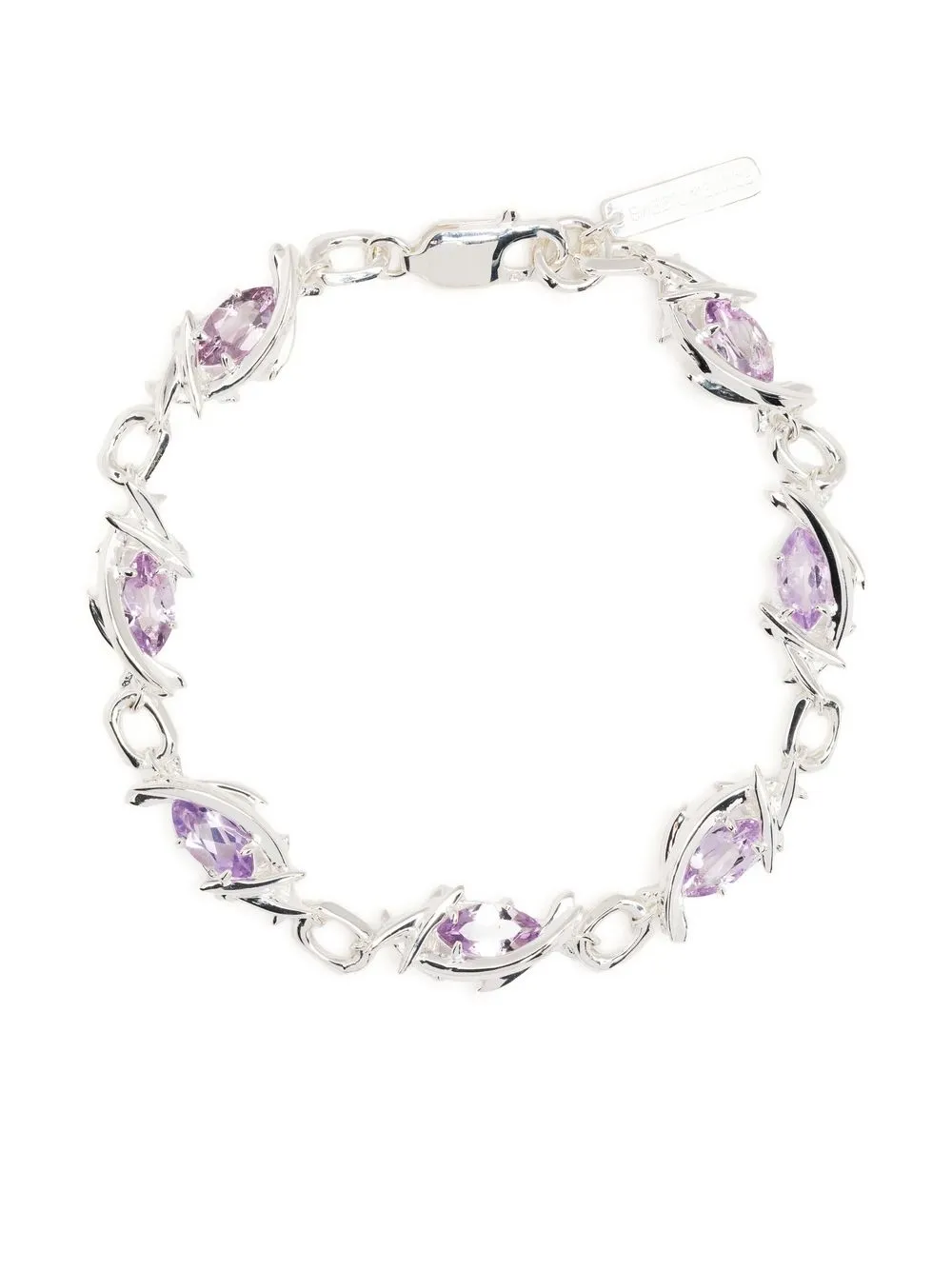 

SWEETLIMEJUICE diamond-embellished chain bracelet - Silver