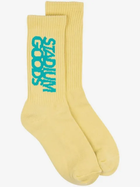 STADIUM GOODS® ribbed logo "Desert" socks