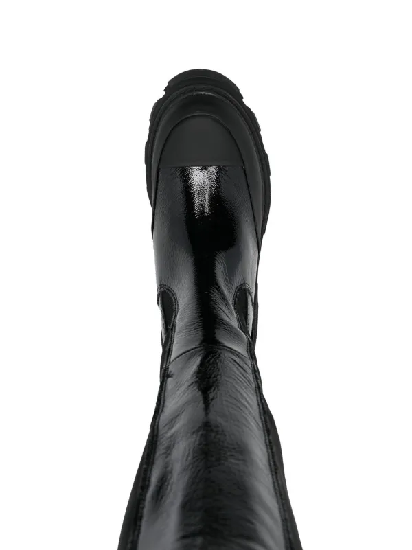 Cleated knee deals high boots