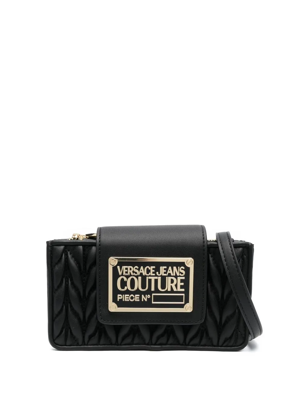 

Versace Jeans Couture logo crossbody bag - Black