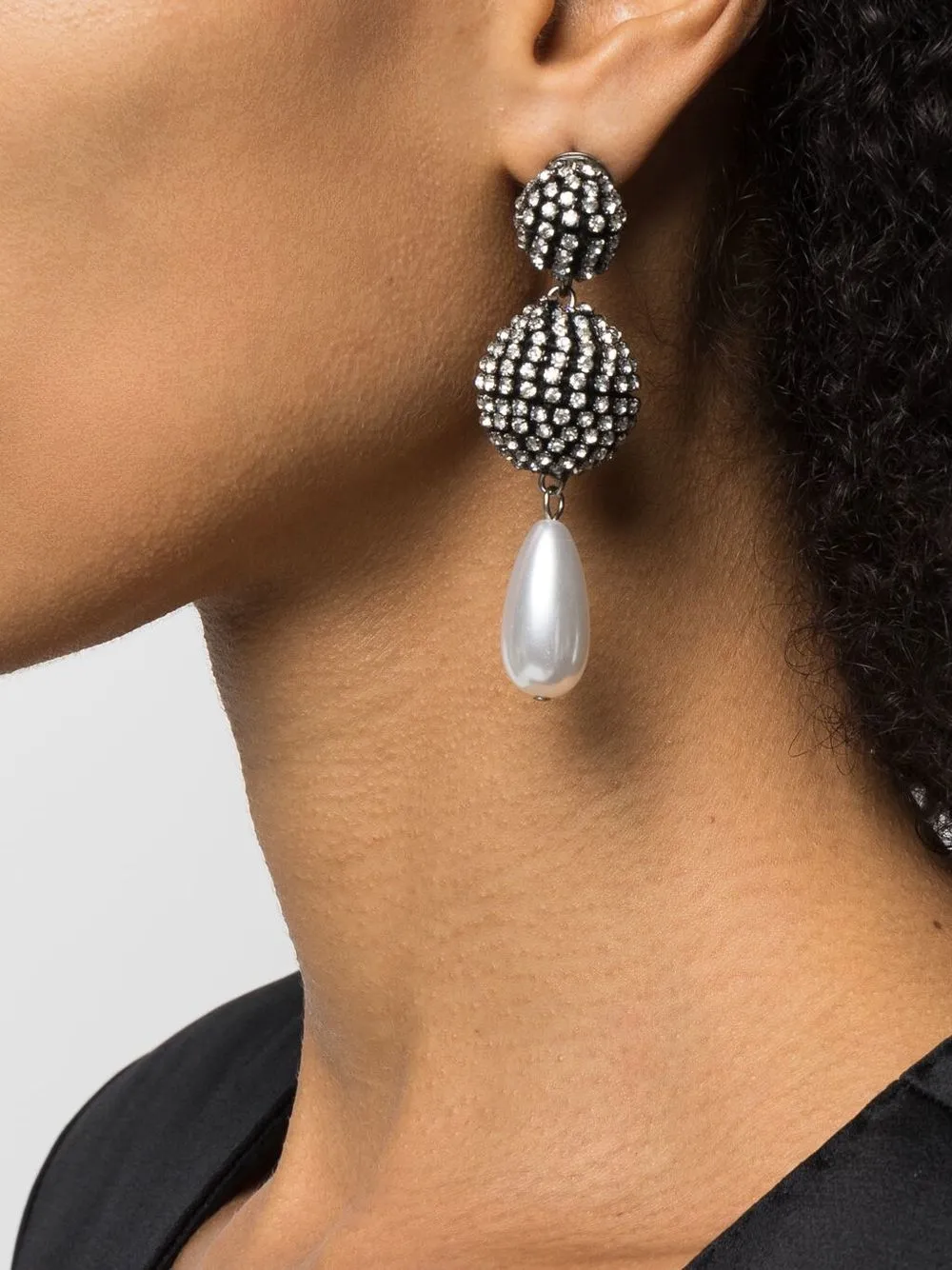 RADA' crystalembellished ballshaped Earrings Farfetch