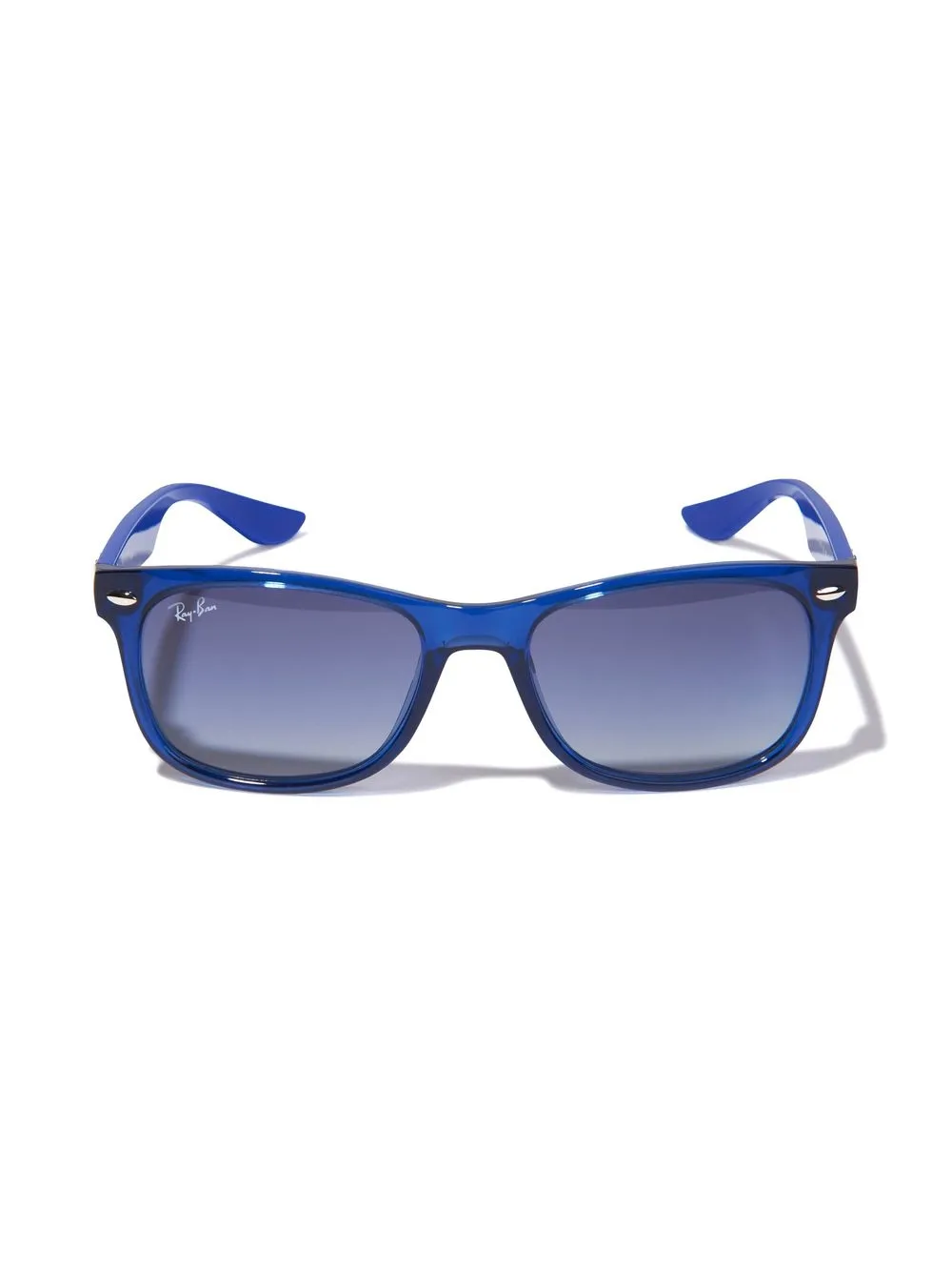 RAY-BAN JUNIOR transparent-frame gradient sunglasses | Blue | Image 1