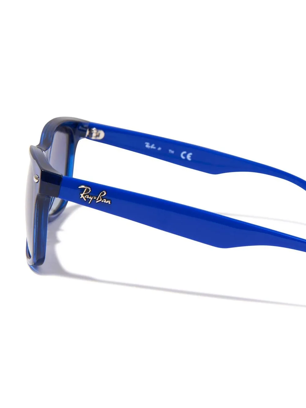  Ray-ban Junior Transparent-frame Gradient Sunglasses - Blue 