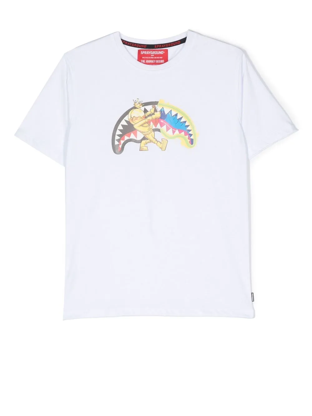 

sprayground kid graphic-print T-shirt - White