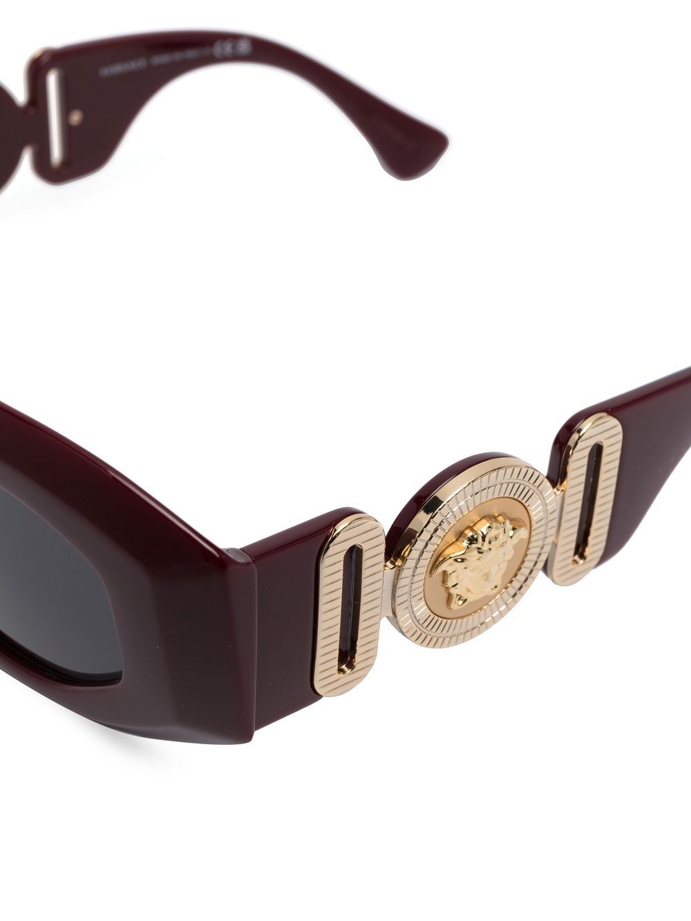 Versace Eyewear Medusa Head Square Frame Sunglasses Farfetch