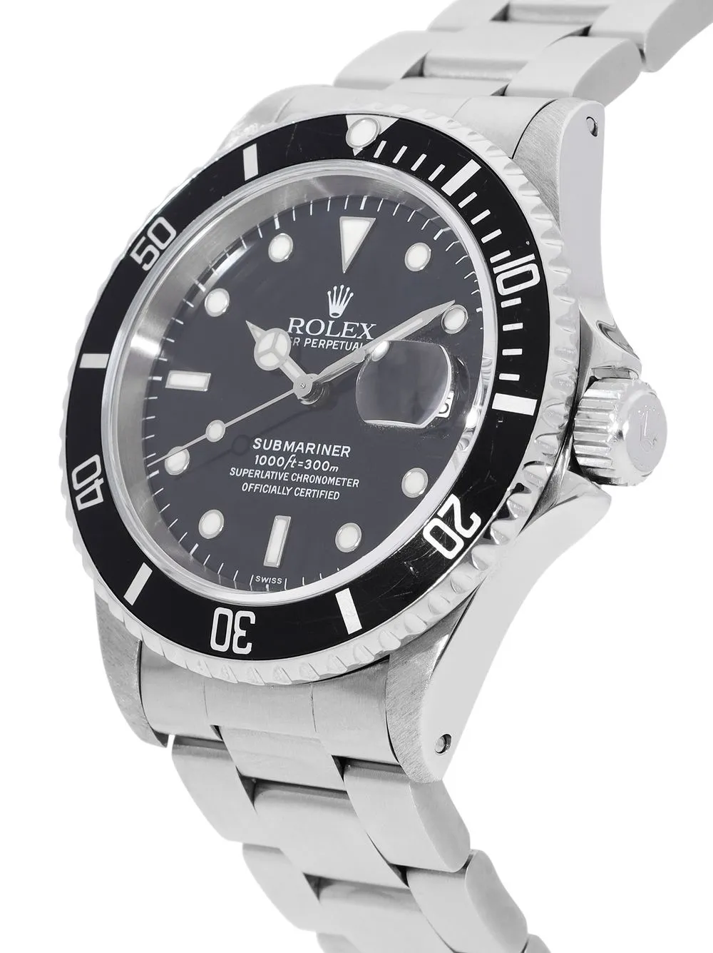 Rolex 1999 pre-owned Submariner Date horloge - Zwart