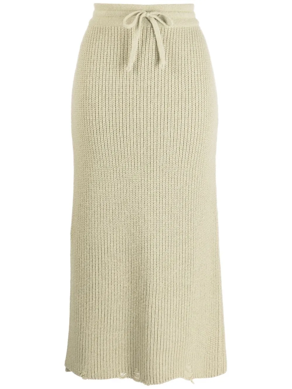 

Rejina Pyo Leanne alpaca wool skirt - Green