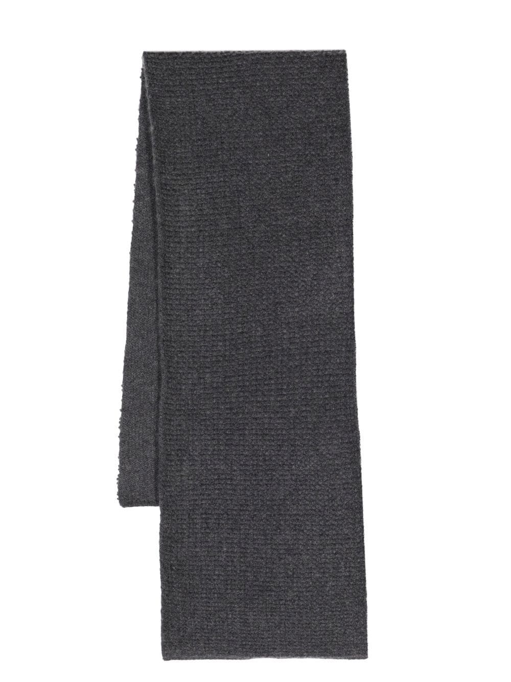 Lisa Yang Knitted Cashmere Scarf In Grau