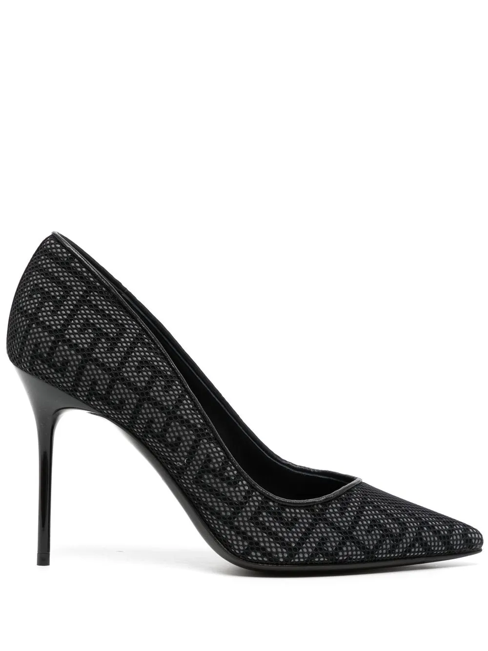 

Balmain Ruby 95mm monogram stiletto pumps - Black